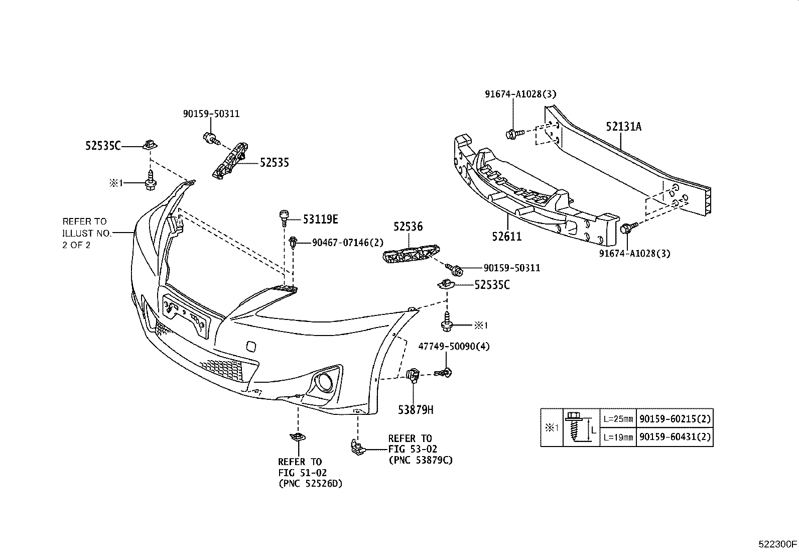 52114-53230 BRACKET, FRONT BUMPER EXTENSION MOUNTING product image