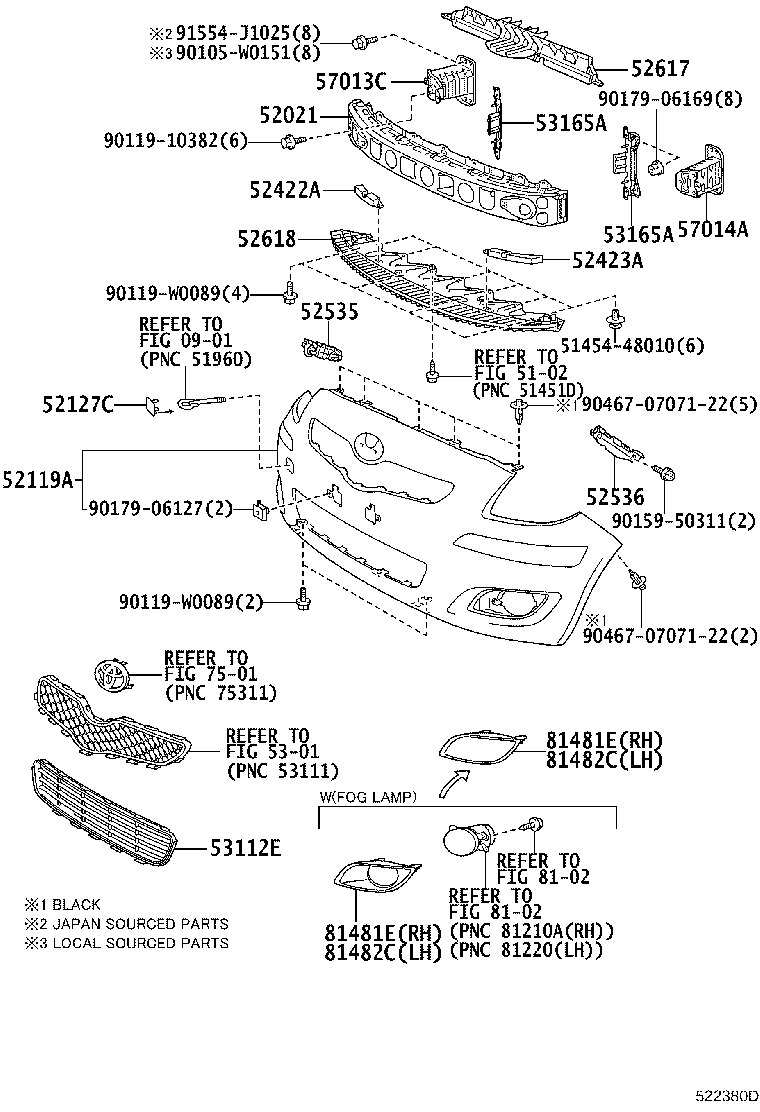 81481-0D100 COVER, FOG LAMP, RH product image
