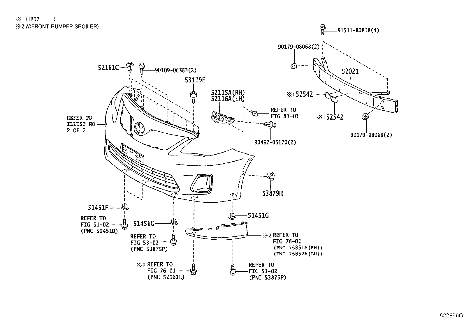 52116-02150 SUPPORT, FRONT BUMPER SIDE, LH product image