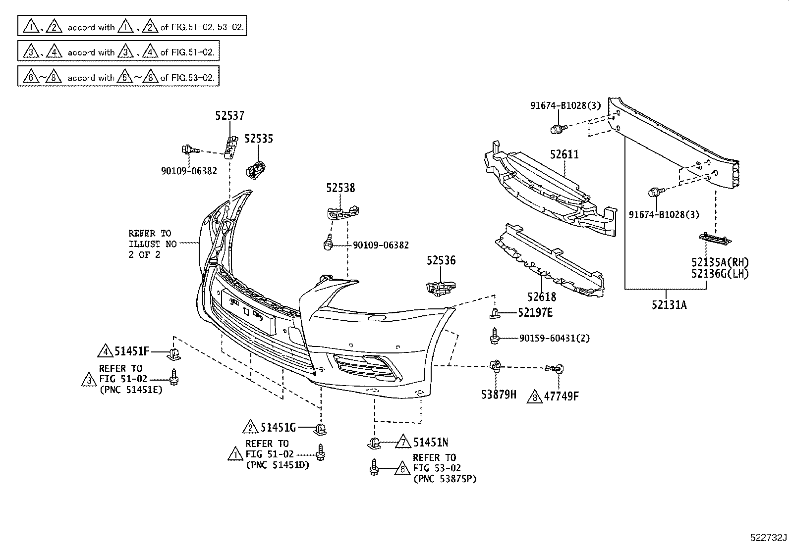 52114-50320 BRACKET, FRONT BUMPER EXTENSION MOUNTING product image
