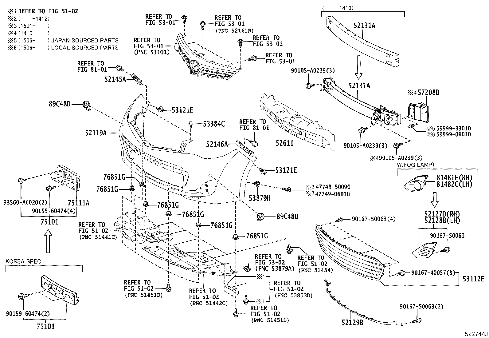 52021-07020 REINFORCEMENT, FRONT BUMPER product image