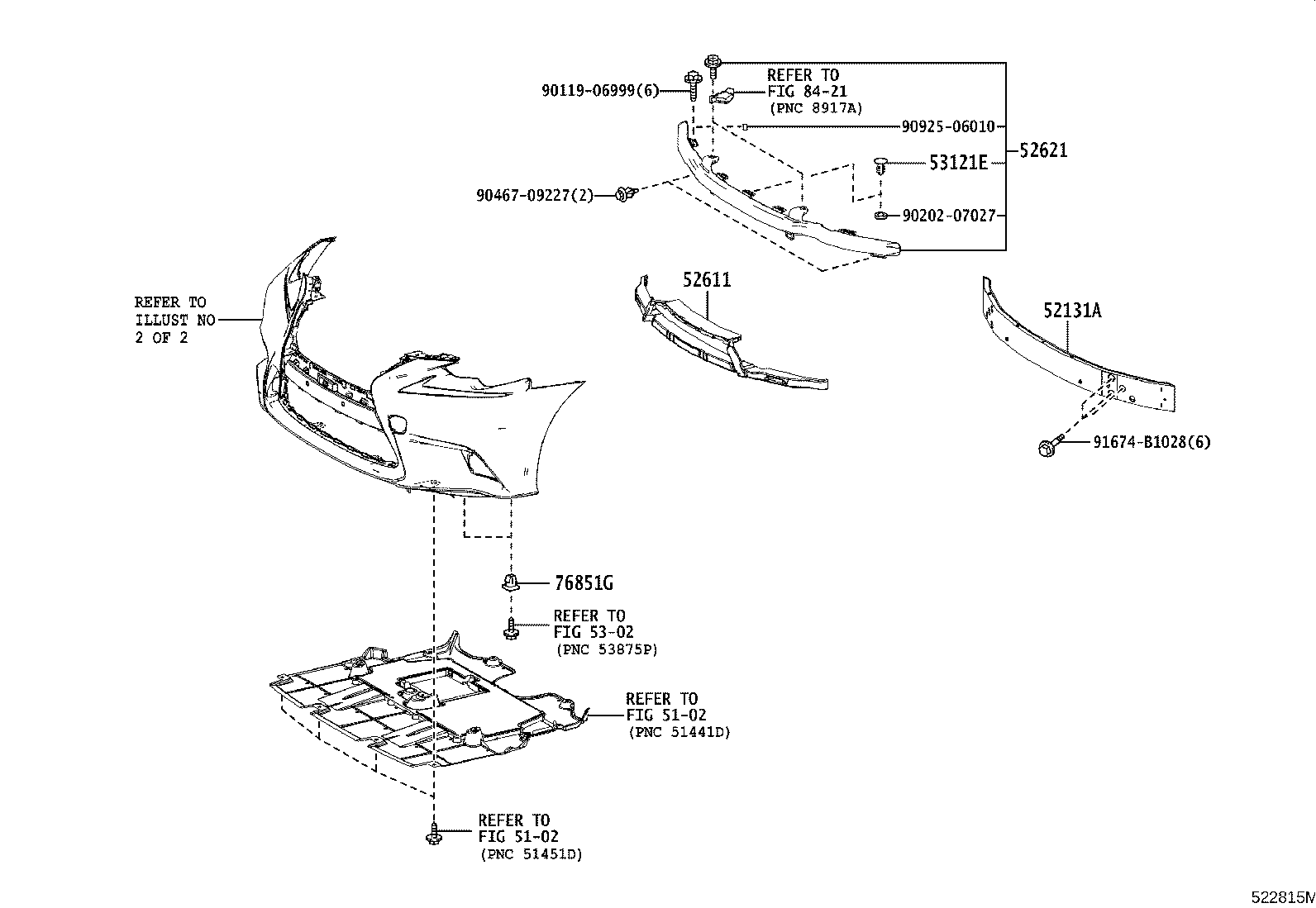 52125-53040 BRACKET, FOG LAMP MOUNTING, RH product image
