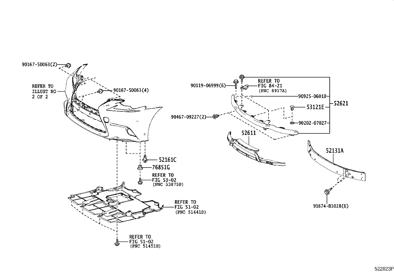 52611-53260 ABSORBER, FRONT BUMPER ENERGY product image