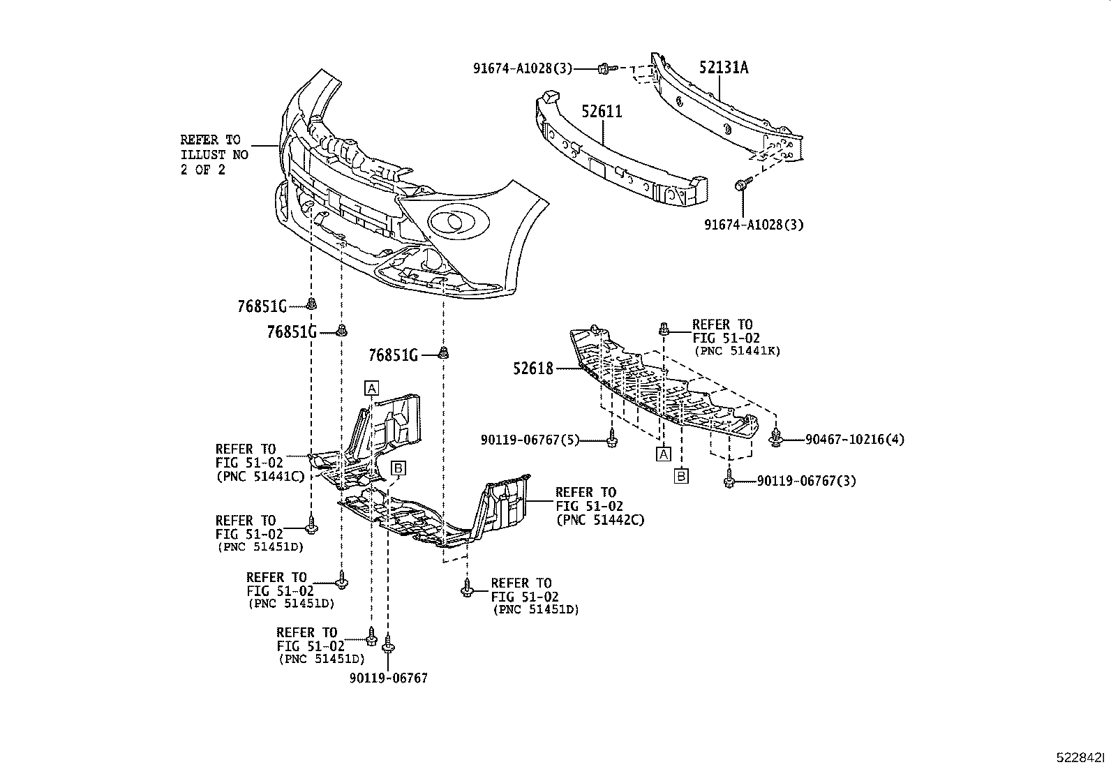 52115-52090 SUPPORT, FRONT BUMPER SIDE, RH product image