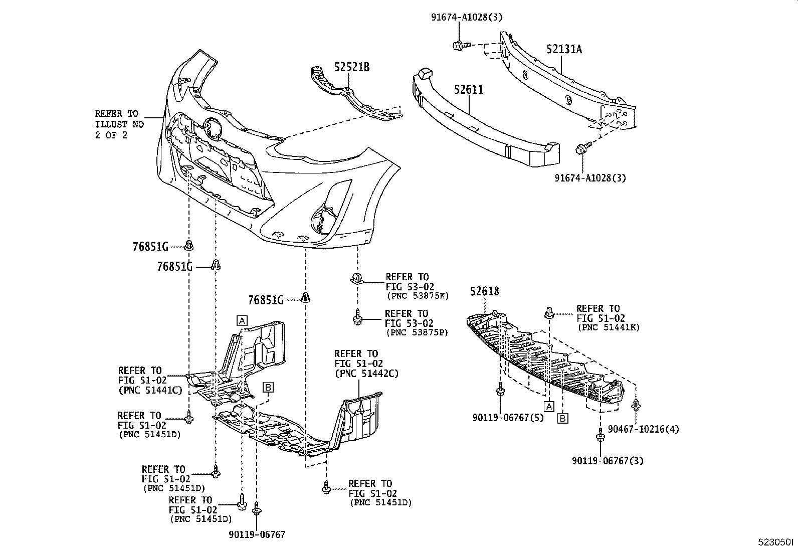 52115-52090 SUPPORT, FRONT BUMPER SIDE, RH product image