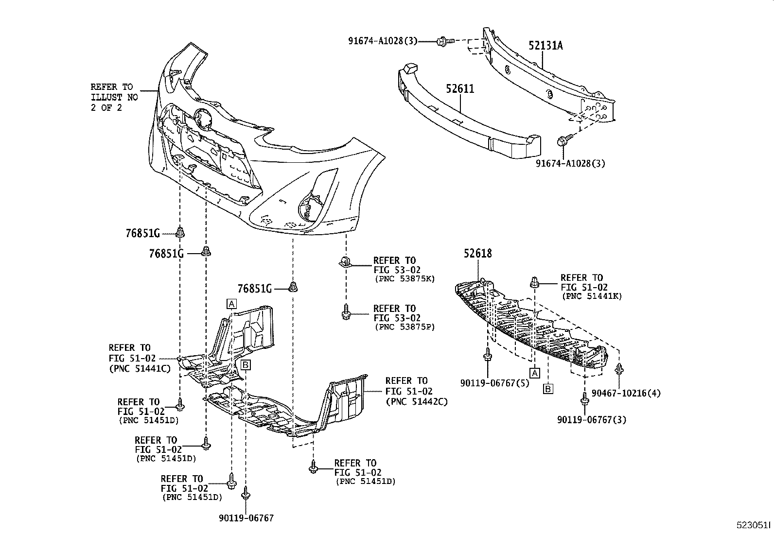 52115-52090 SUPPORT, FRONT BUMPER SIDE, RH product image