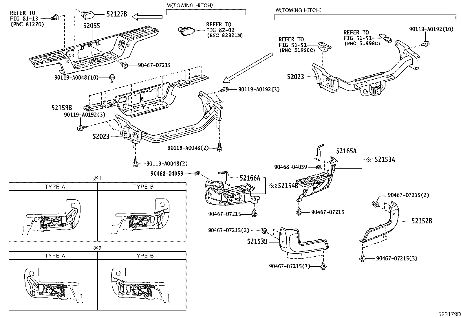 52169-04010 COVER, REAR BUMPER, LOWER product image