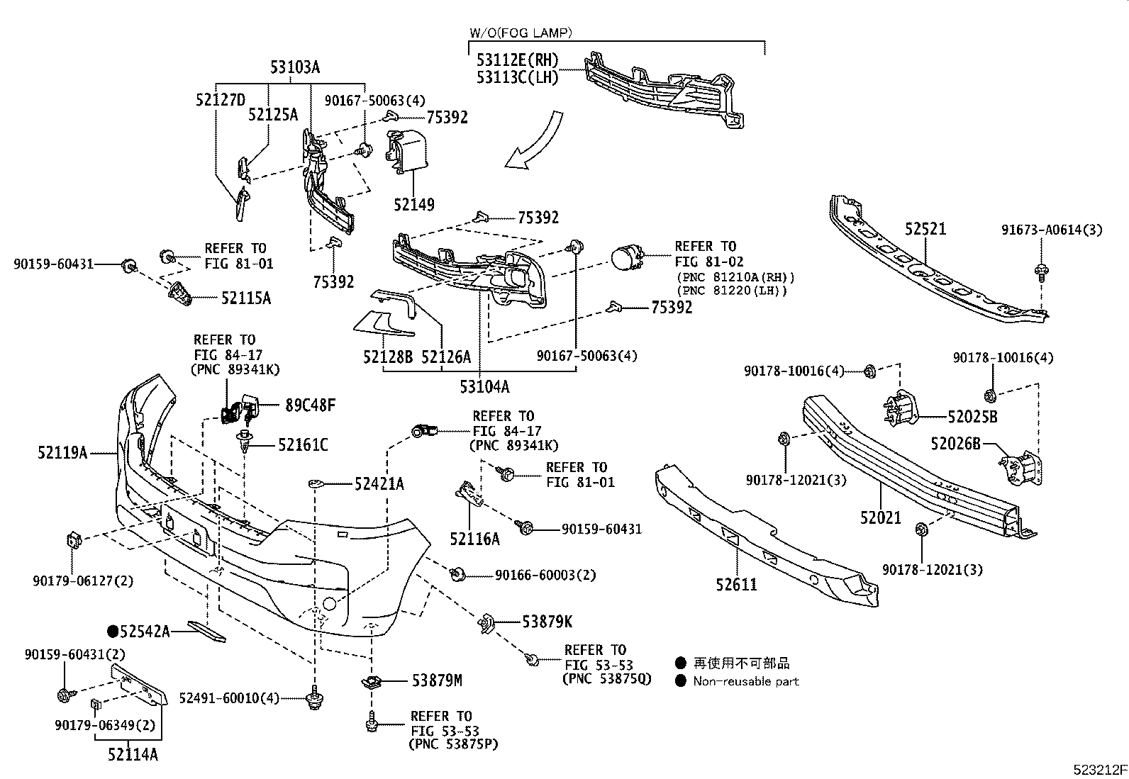 52115-60140 SUPPORT, FRONT BUMPER SIDE, RH product image