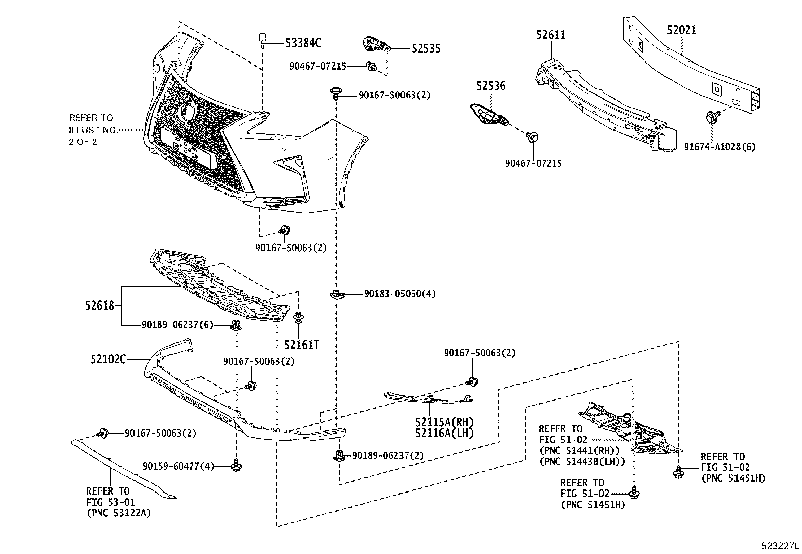 52115-48120 SUPPORT, FRONT BUMPER SIDE, RH product image
