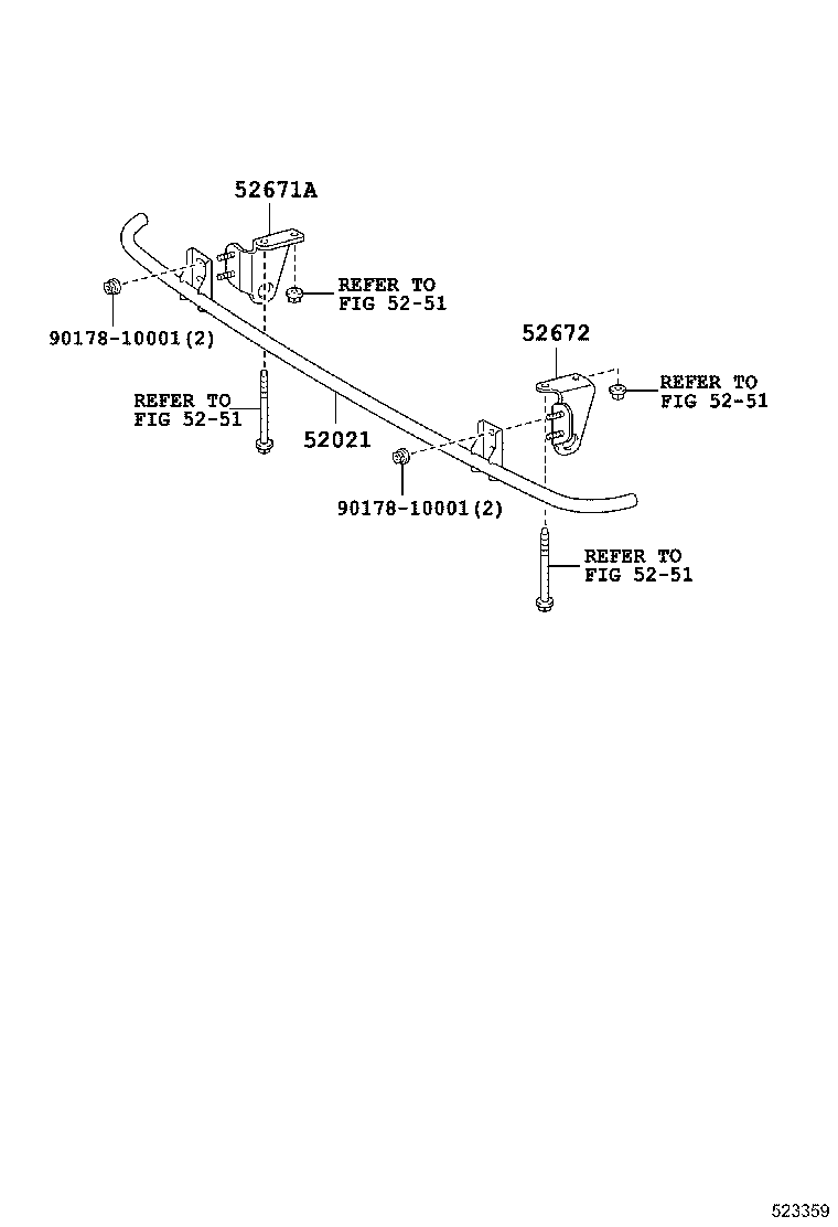 52025-37030 EXTENSION SUB-ASSY, FRONT BUMPER, NO.2 RH product image