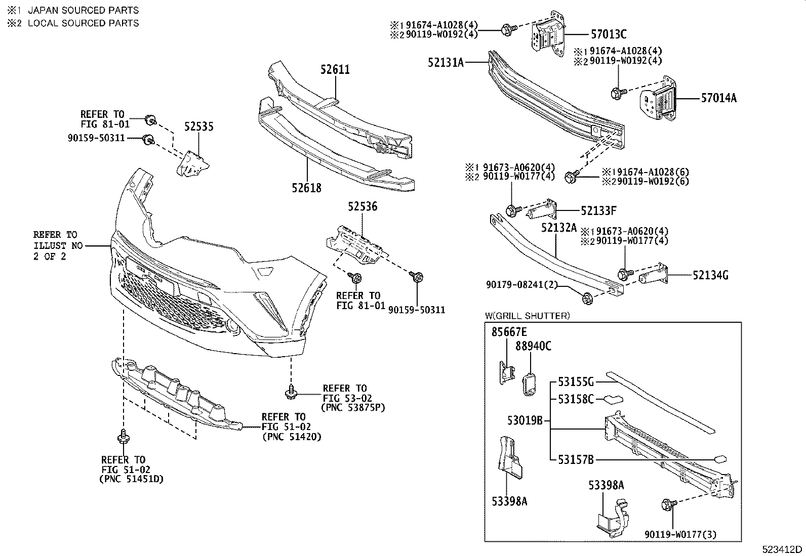 81481-F4130 COVER, FOG LAMP, RH product image