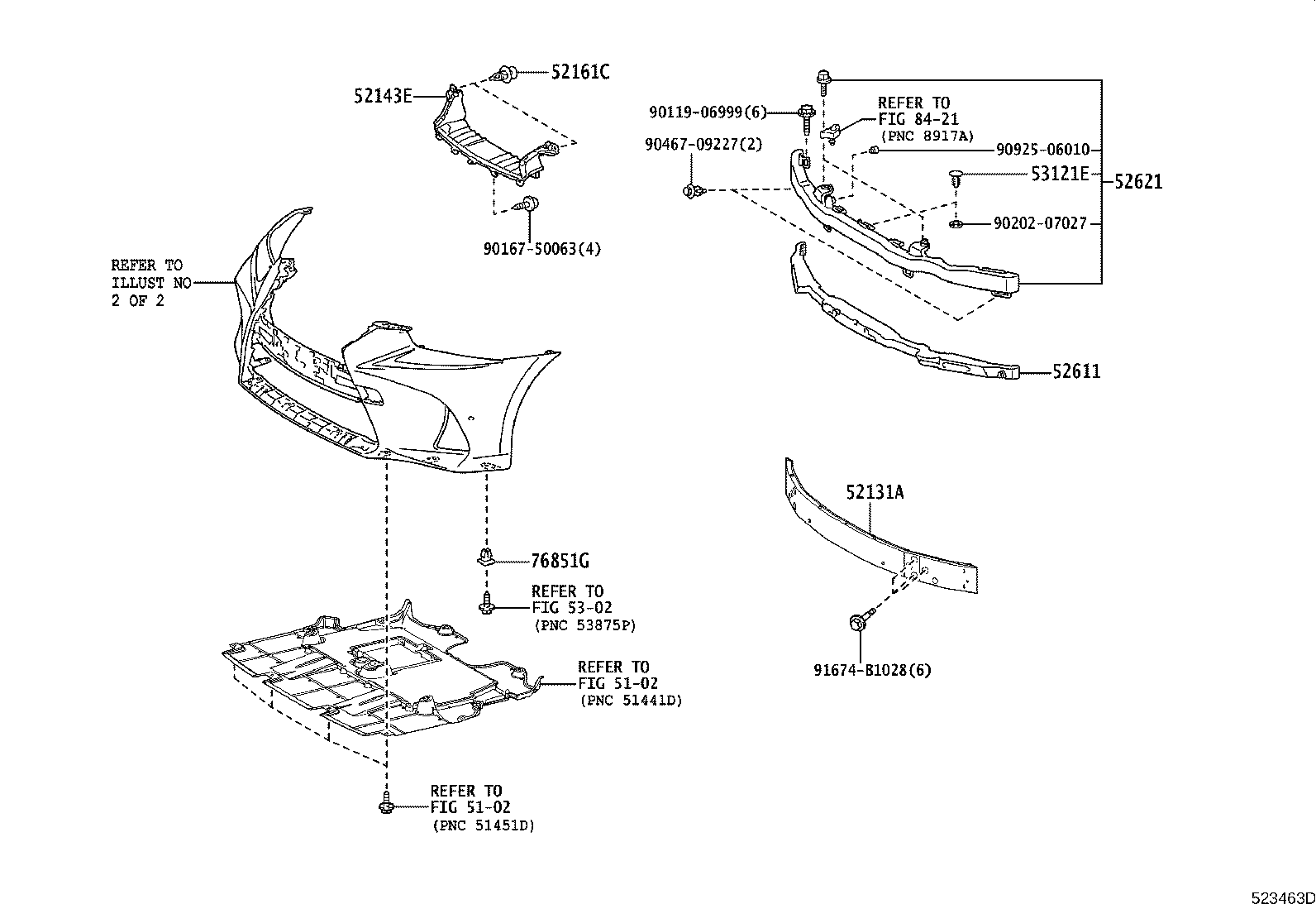 52611-53200 ABSORBER, FRONT BUMPER ENERGY product image