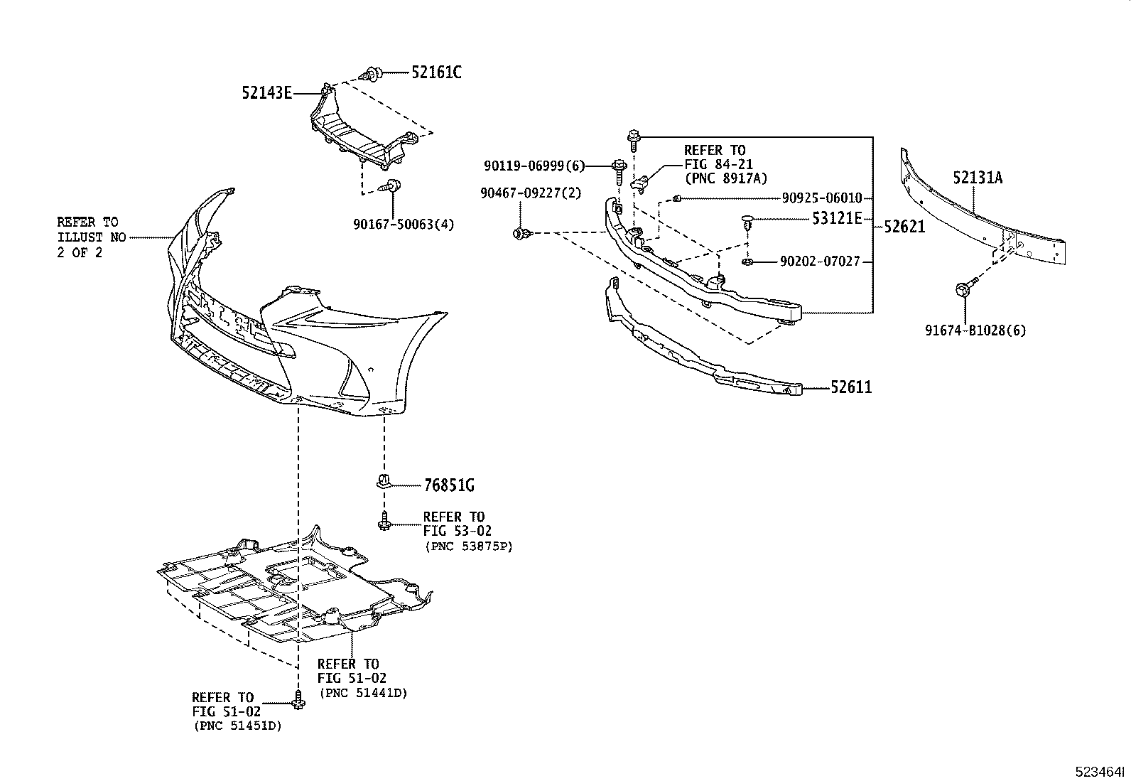 52611-53260 ABSORBER, FRONT BUMPER ENERGY product image