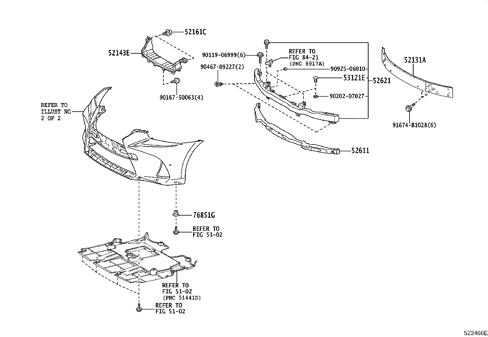 52125-53040 BRACKET, FOG LAMP MOUNTING, RH product image