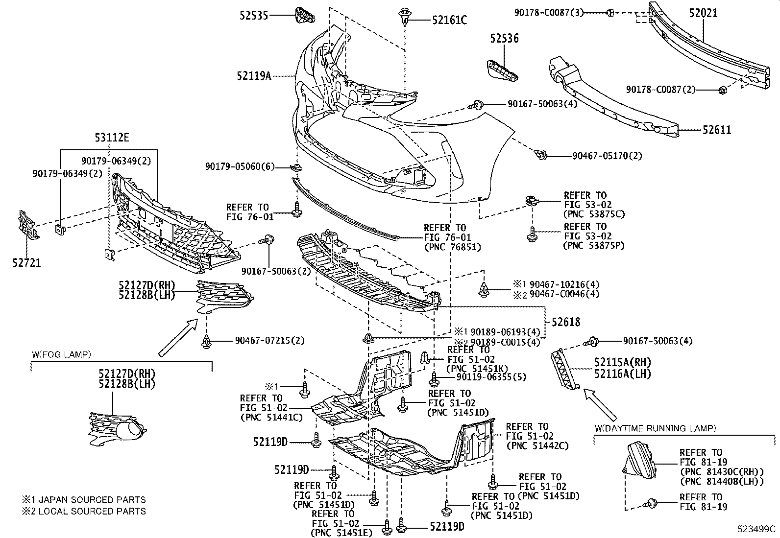 52115-0D090 SUPPORT, FRONT BUMPER SIDE, RH product image