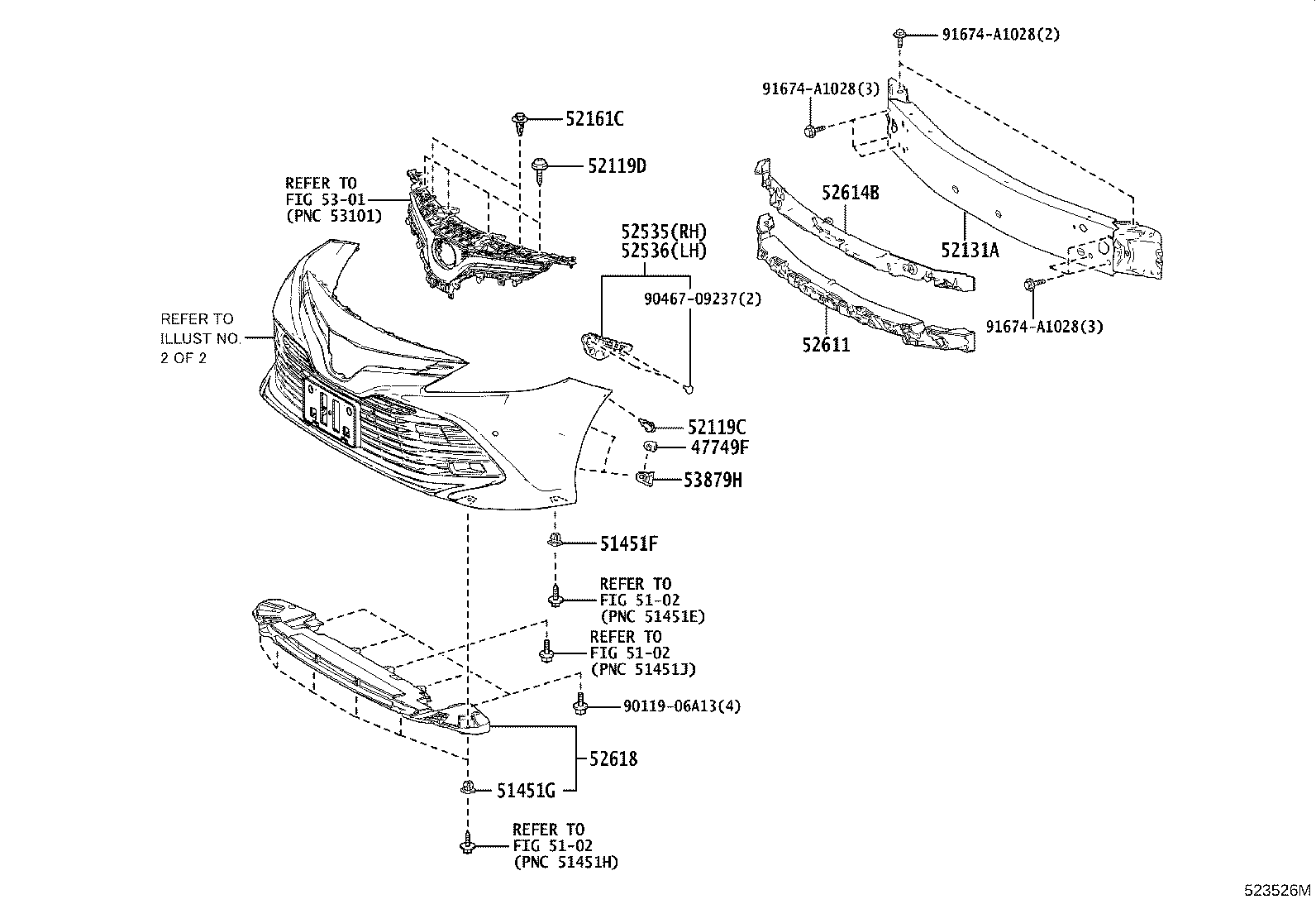 52114-33410 BRACKET, FRONT BUMPER EXTENSION MOUNTING product image