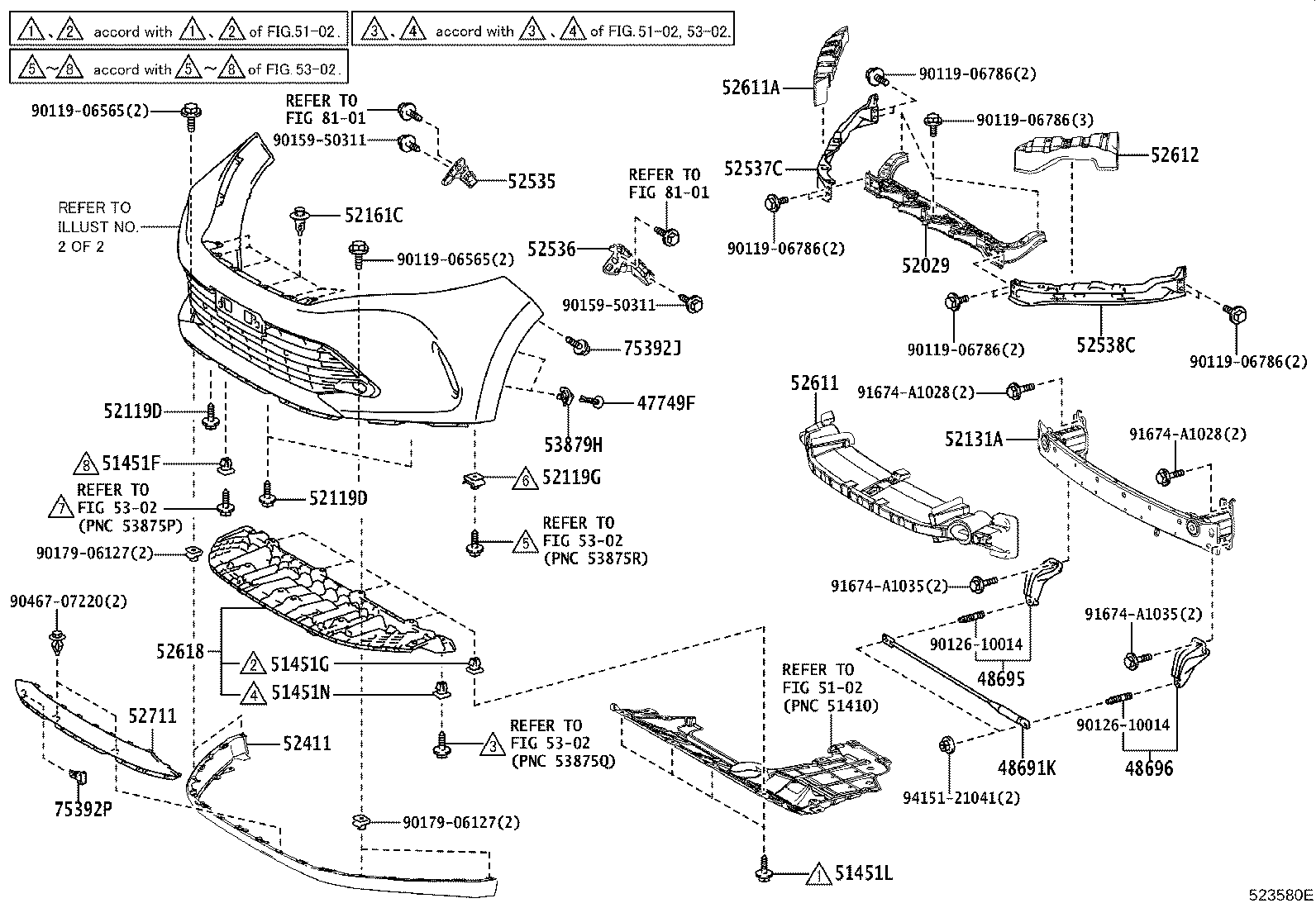 52125-48100 BRACKET, FOG LAMP MOUNTING, RH product image