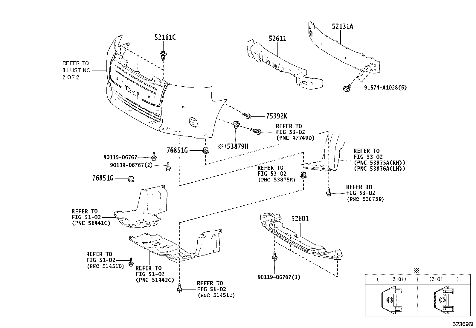 52116-15010 SUPPORT, FRONT BUMPER SIDE, LH product image