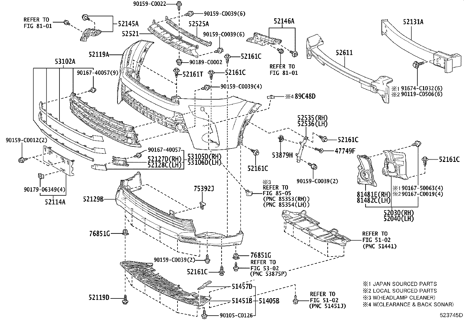 52611-0E100 ABSORBER, FRONT BUMPER ENERGY product image