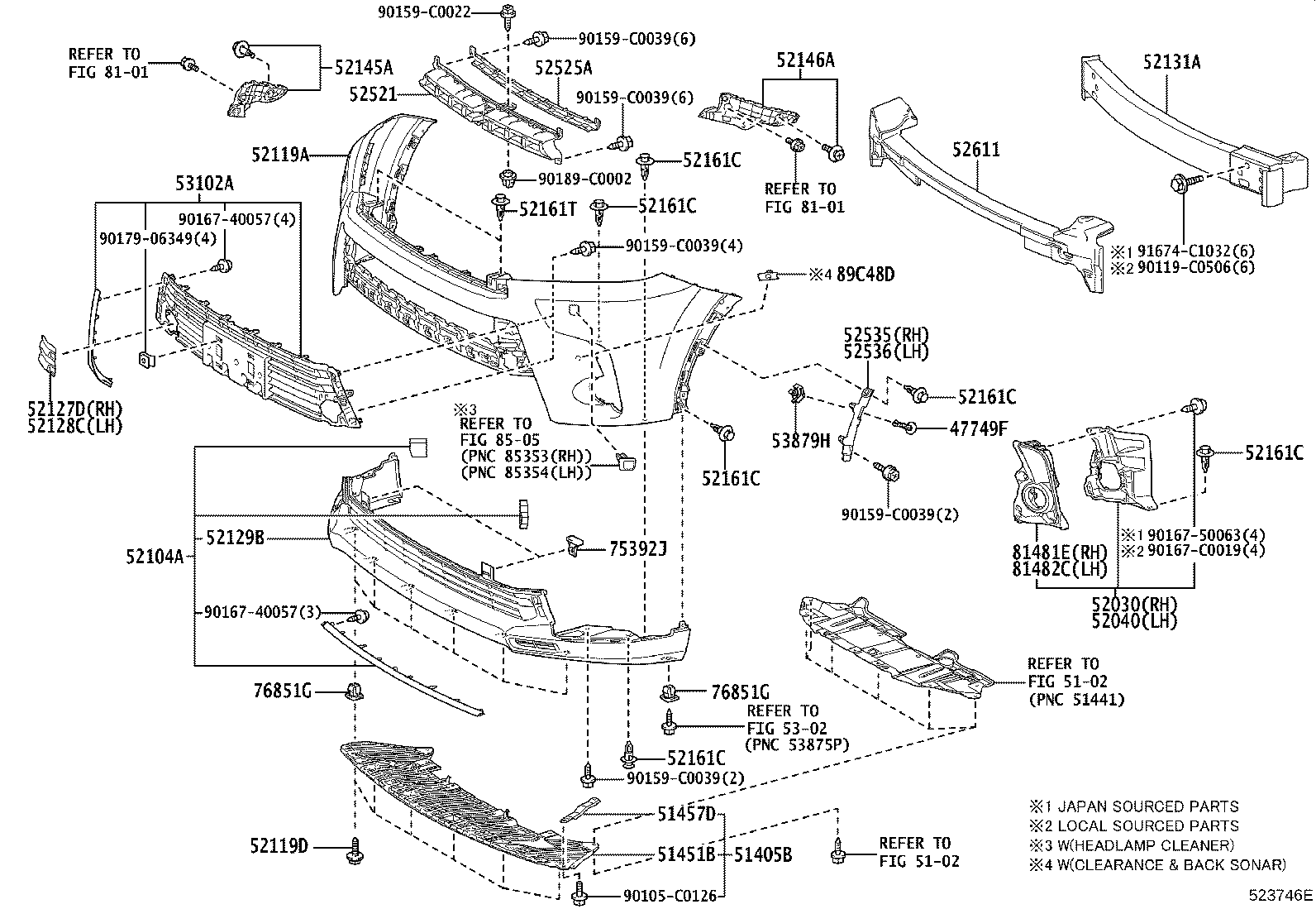 52611-0E100 ABSORBER, FRONT BUMPER ENERGY product image