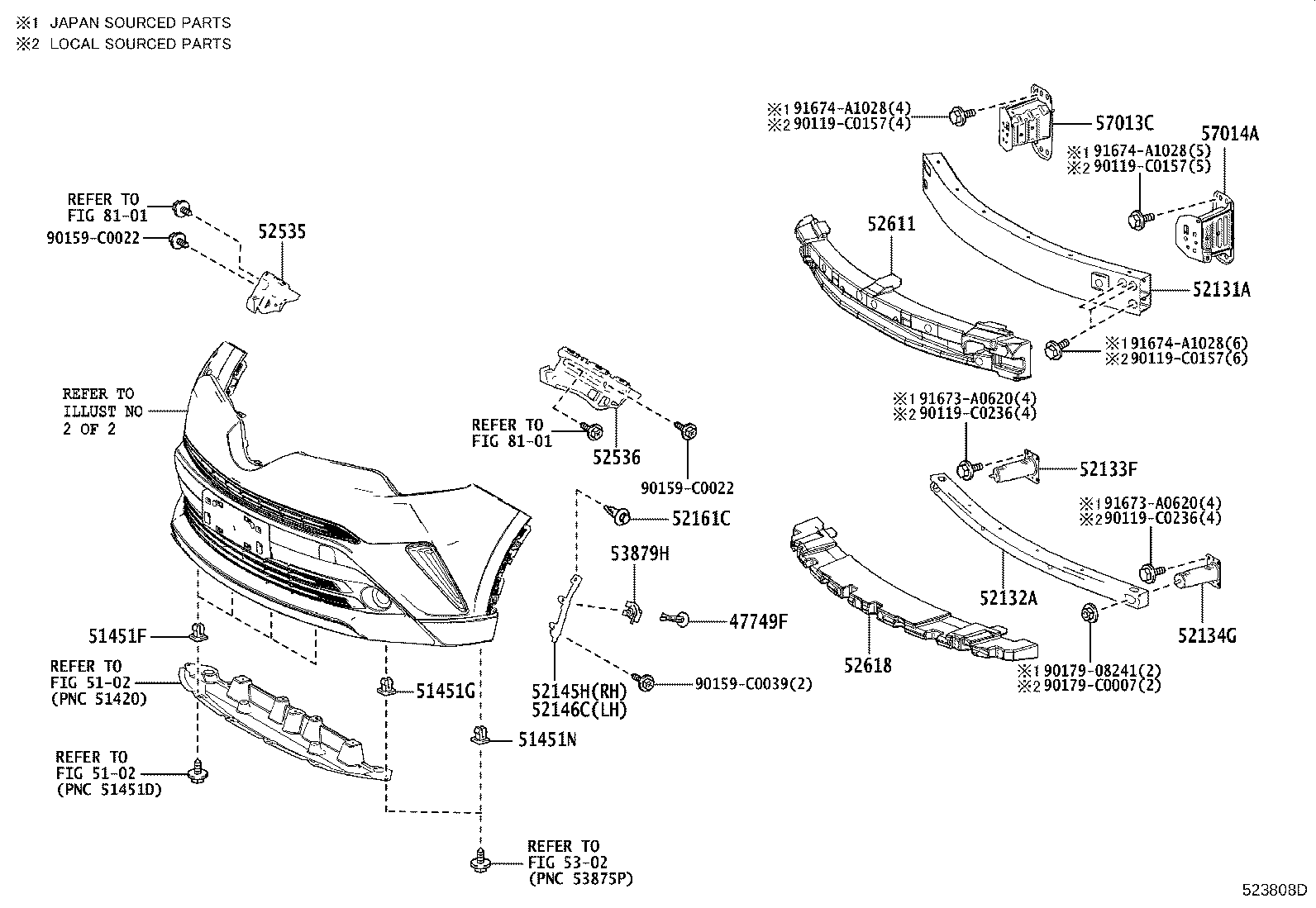 52611-F4030 ABSORBER, FRONT BUMPER ENERGY product image