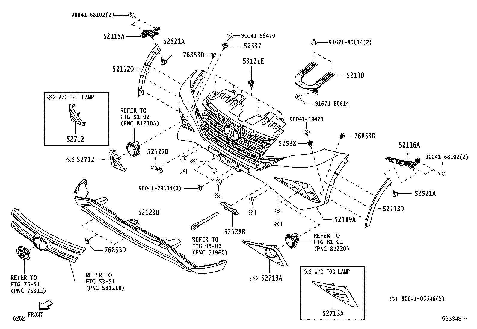 52115-BZ210 SUPPORT, FRONT BUMPER SIDE, RH product image