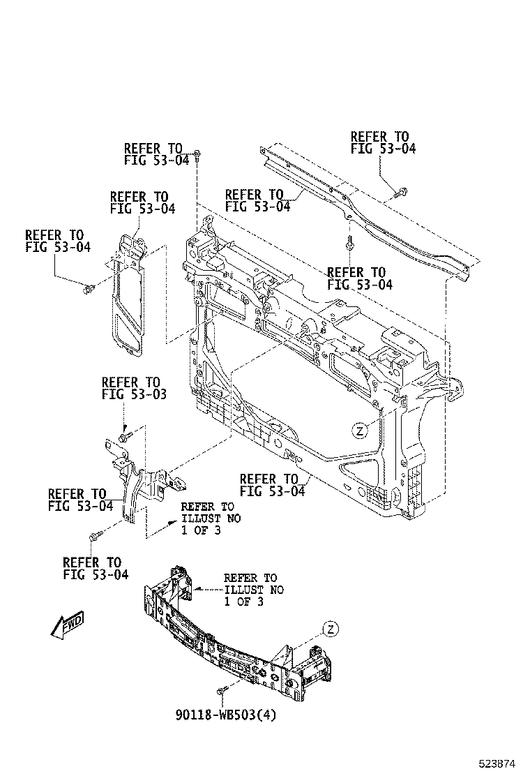 52129-WB001 COVER, FRONT BUMPER, LOWER product image