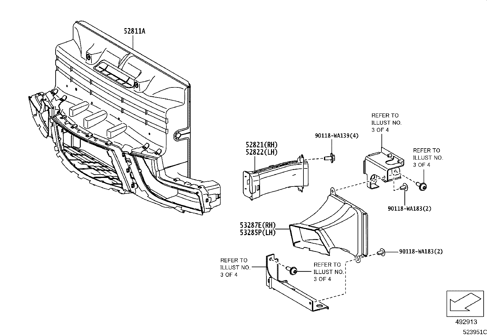 57142-WAA01 SUPPORT, FRONT BUMPER SIDE, LH product image