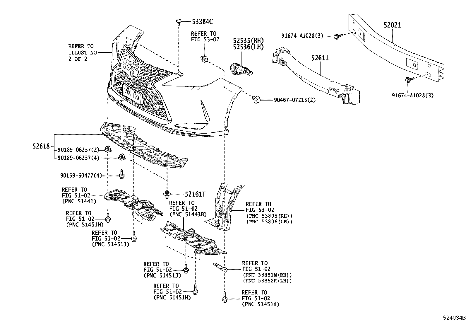 52115-48120 SUPPORT, FRONT BUMPER SIDE, RH product image