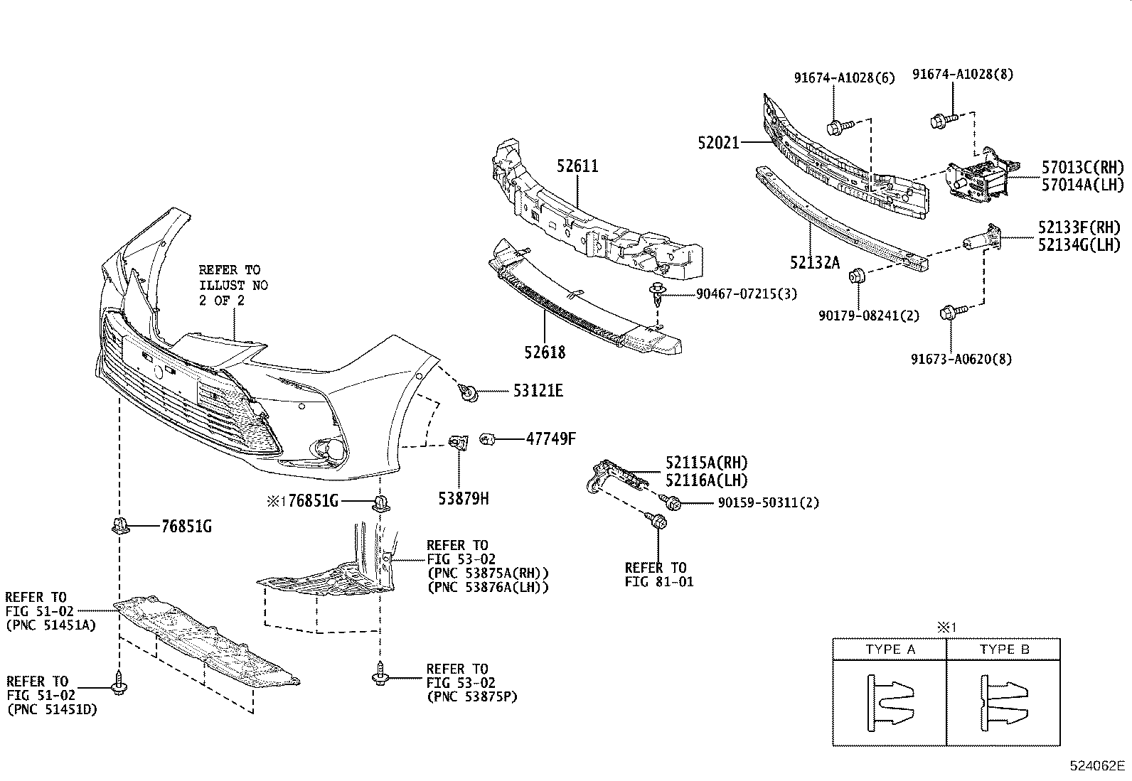 52115-02530 SUPPORT, FRONT BUMPER SIDE, RH product image