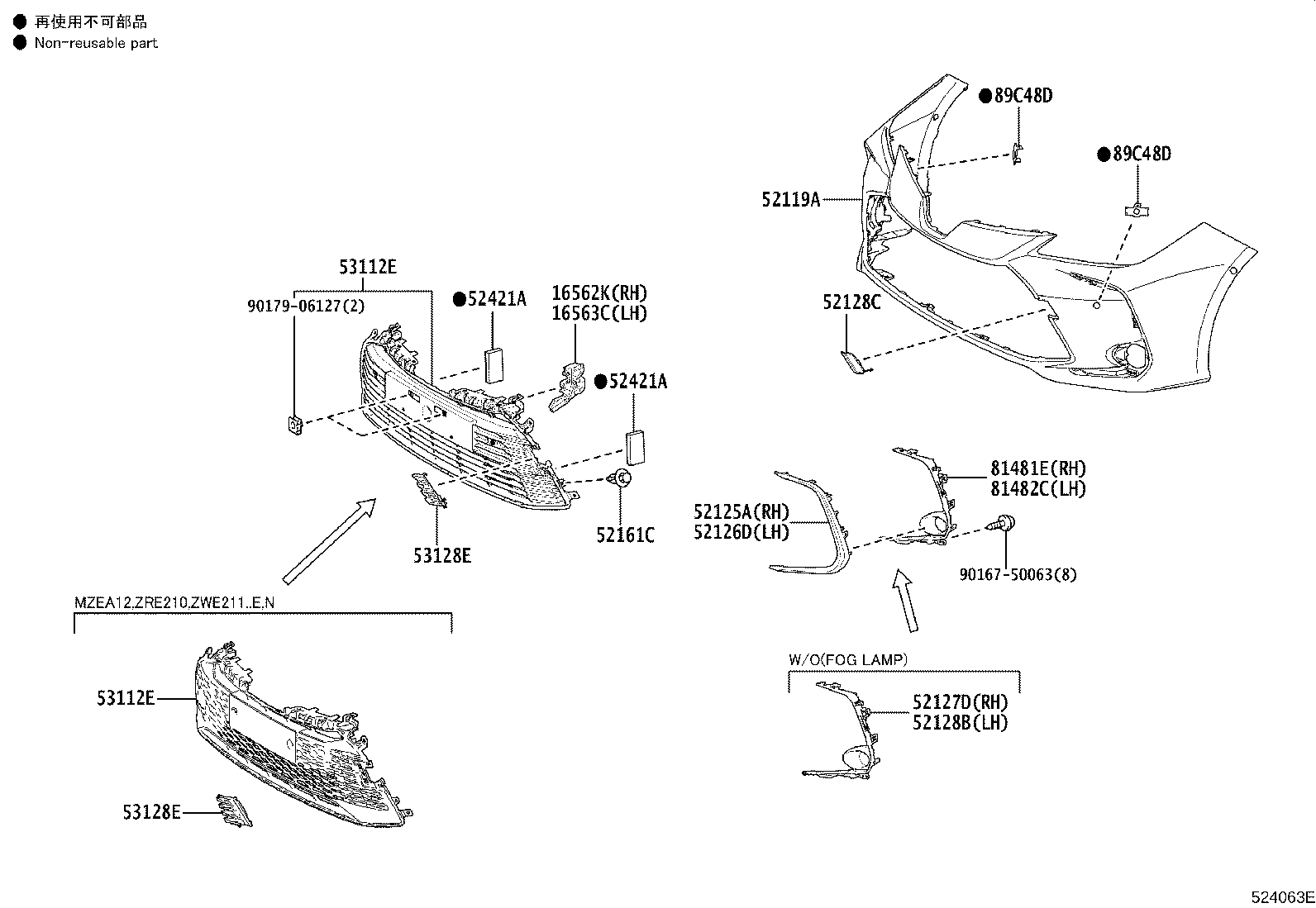 52115-02530 SUPPORT, FRONT BUMPER SIDE, RH product image