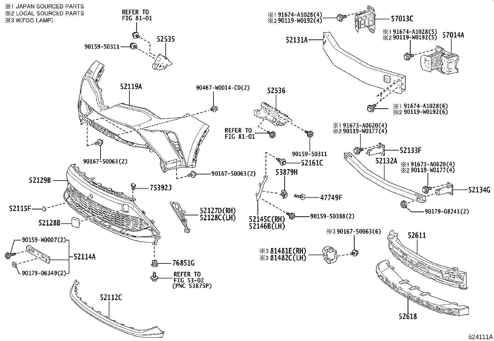 52611-F4020 ABSORBER, FRONT BUMPER ENERGY product image