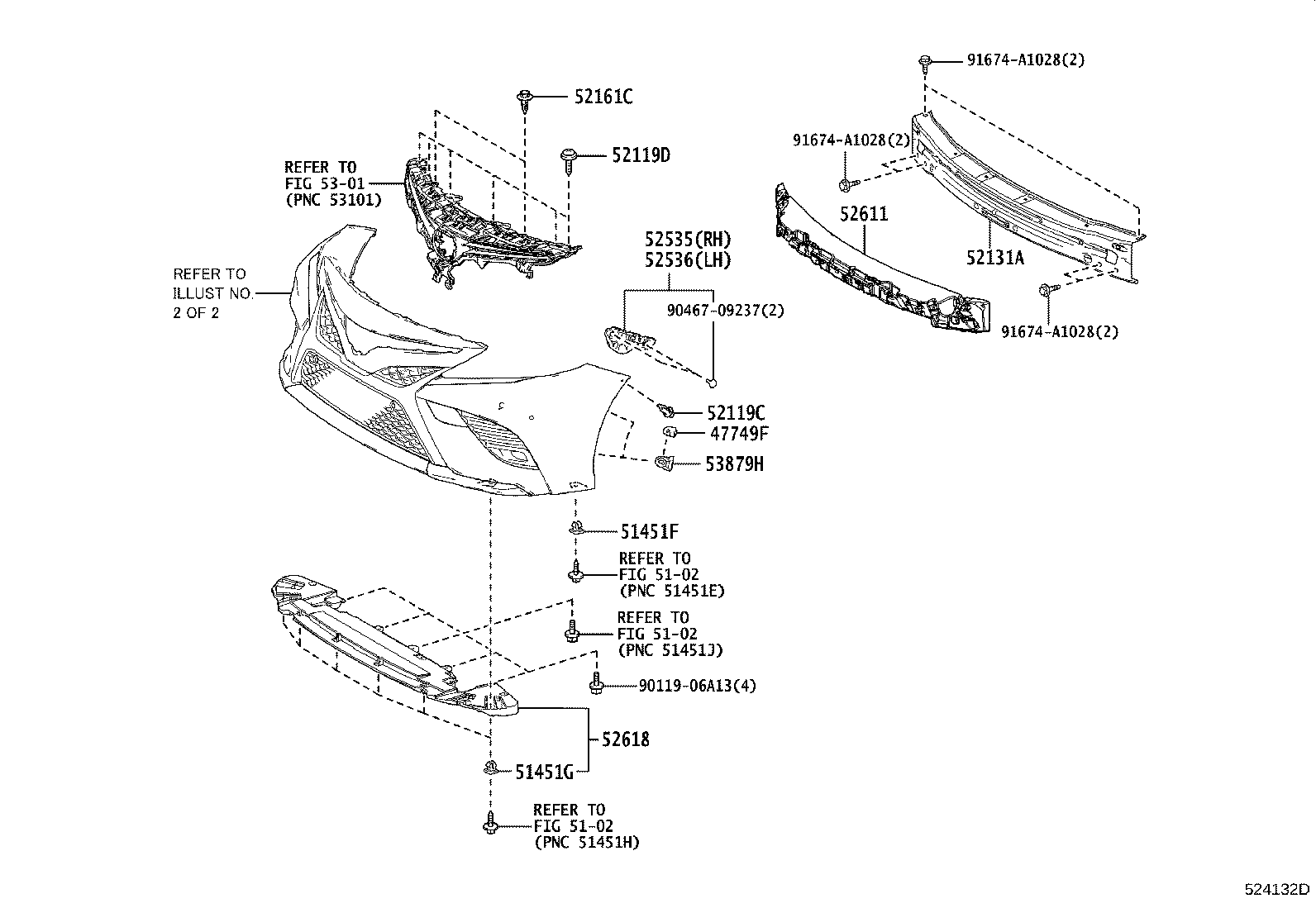 52611-33360 ABSORBER, FRONT BUMPER ENERGY product image