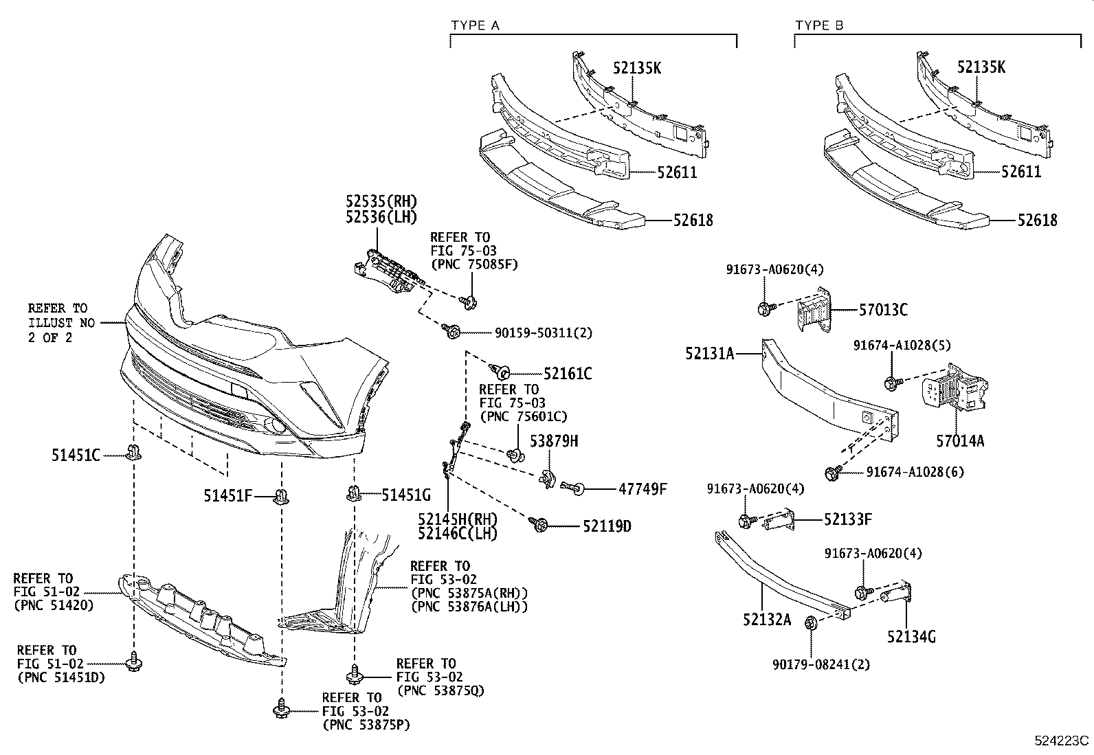 52611-10040 ABSORBER, FRONT BUMPER ENERGY product image