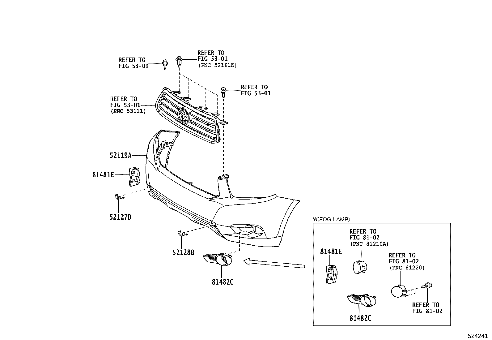 52611-0E050 ABSORBER, FRONT BUMPER ENERGY product image