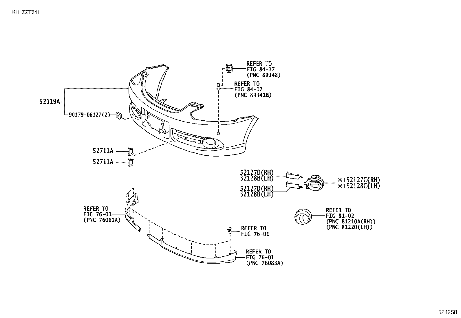 52116-21010 SUPPORT, FRONT BUMPER SIDE, LH product image