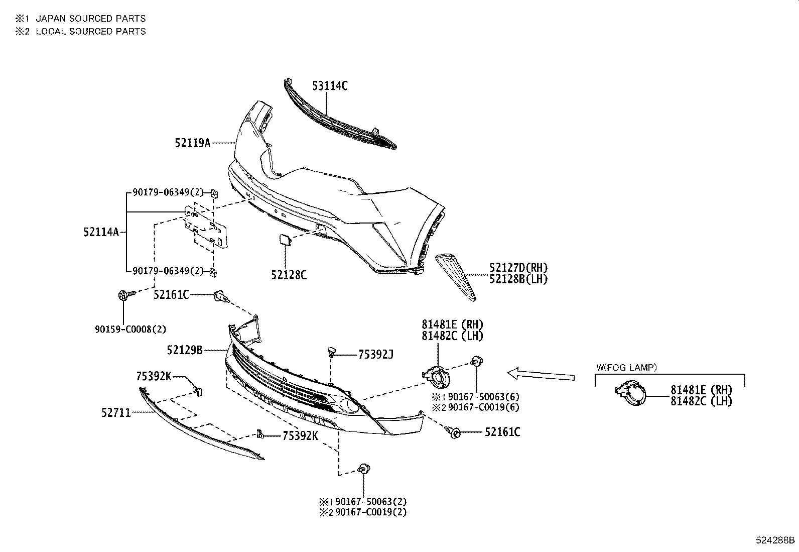 52611-F4030 ABSORBER, FRONT BUMPER ENERGY product image