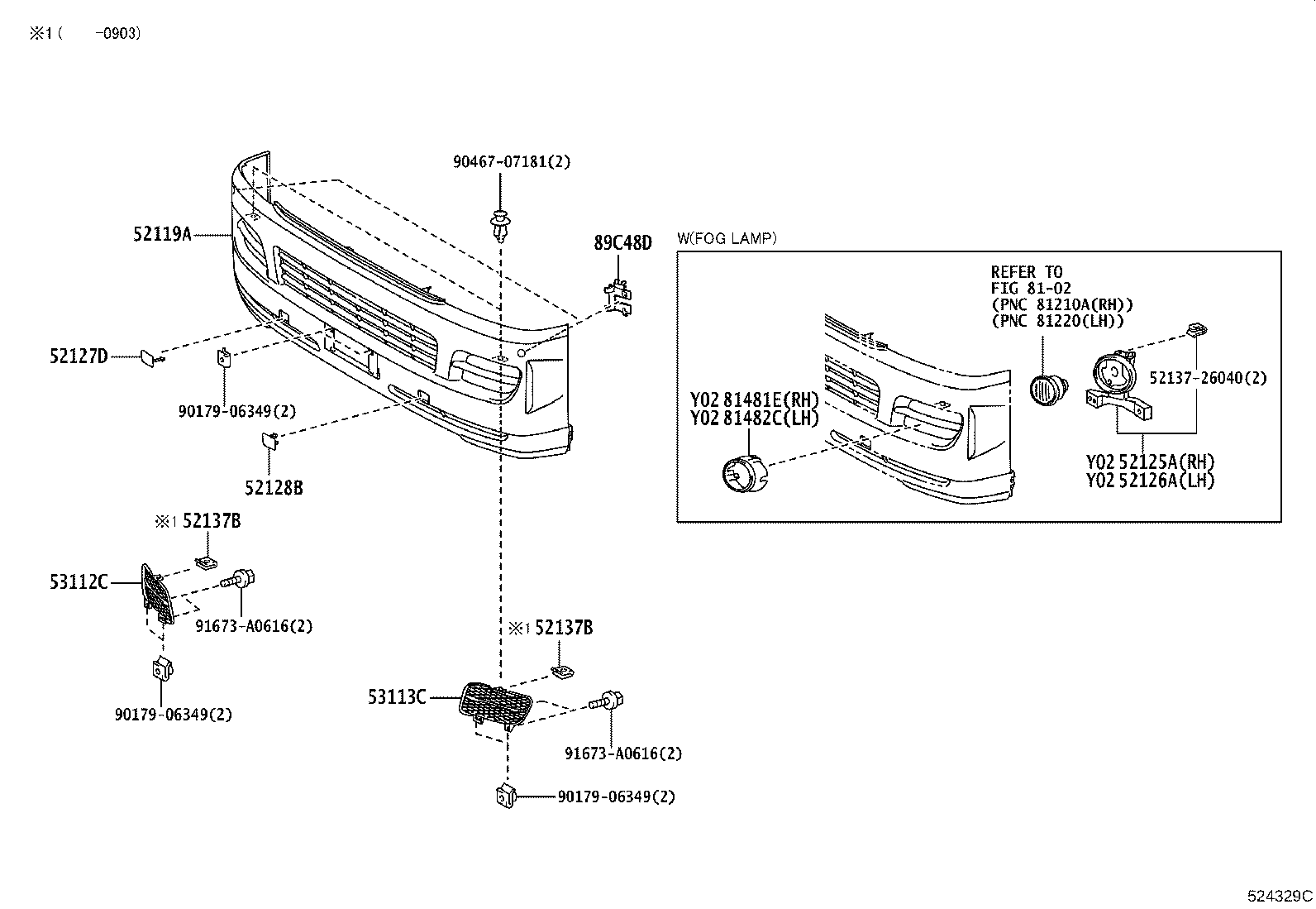 52115-26130 SUPPORT, FRONT BUMPER SIDE, RH product image