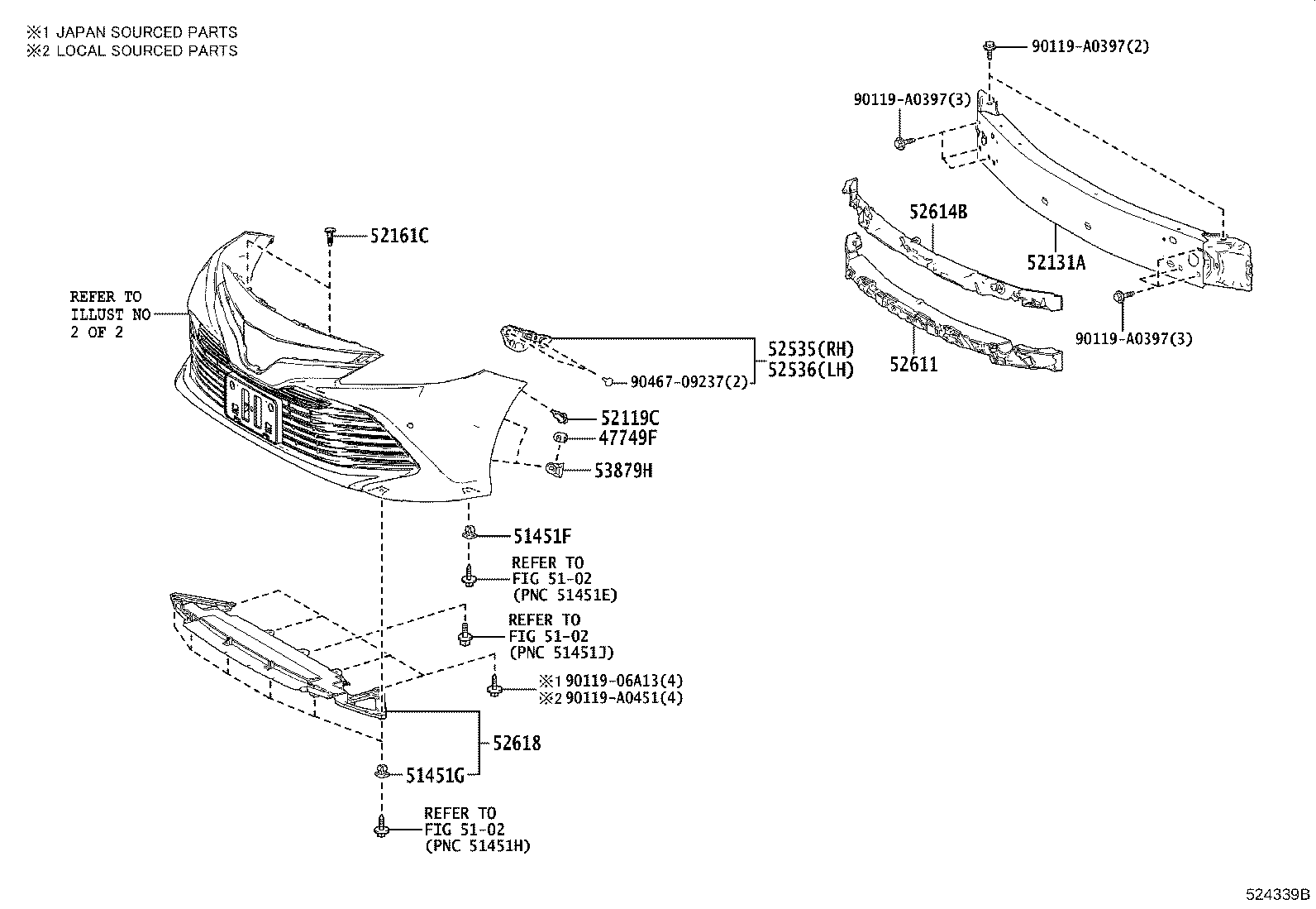 81481-06240 COVER, FOG LAMP, RH product image