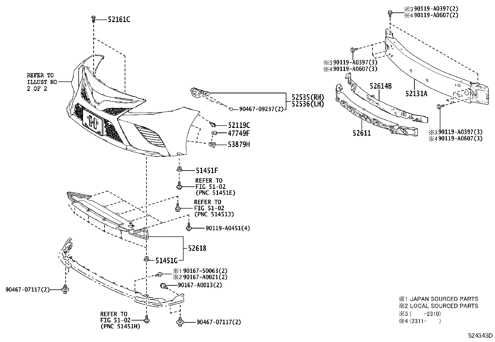 81481-06240 COVER, FOG LAMP, RH product image
