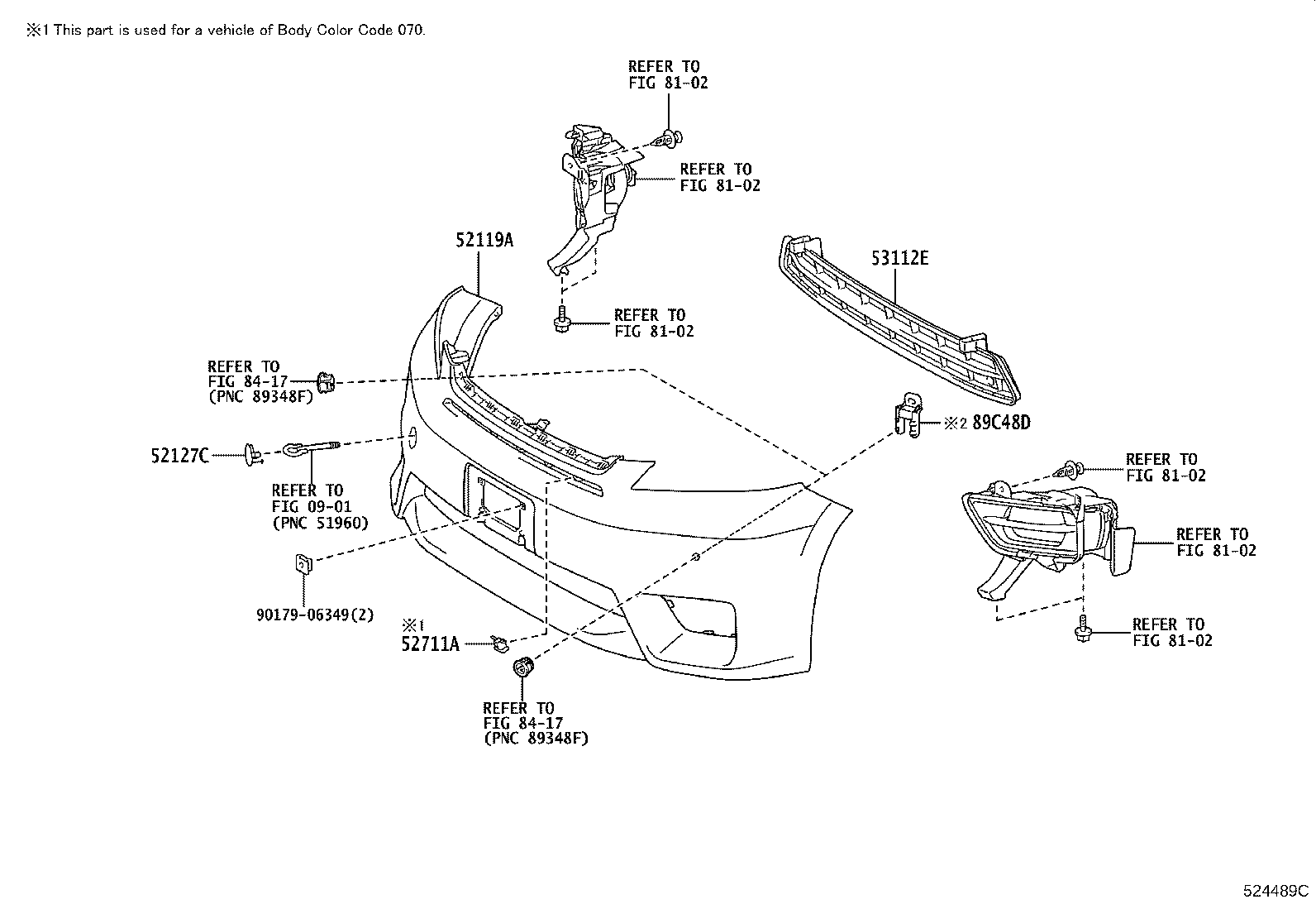 52115-58020 SUPPORT, FRONT BUMPER SIDE, RH product image