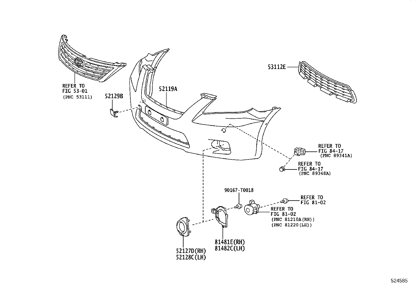 52611-06110 ABSORBER, FRONT BUMPER ENERGY product image