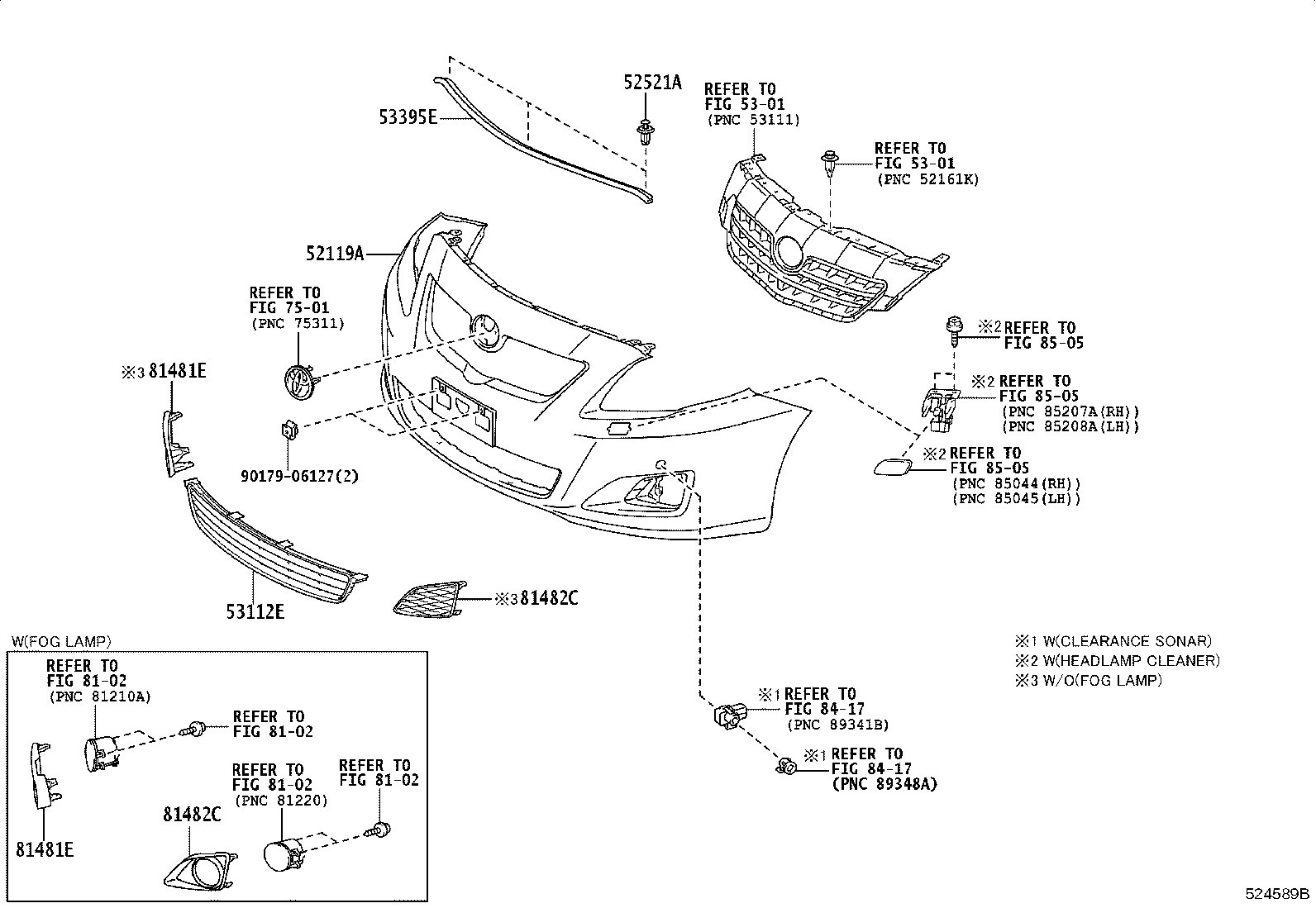 52116-02150 SUPPORT, FRONT BUMPER SIDE, LH product image