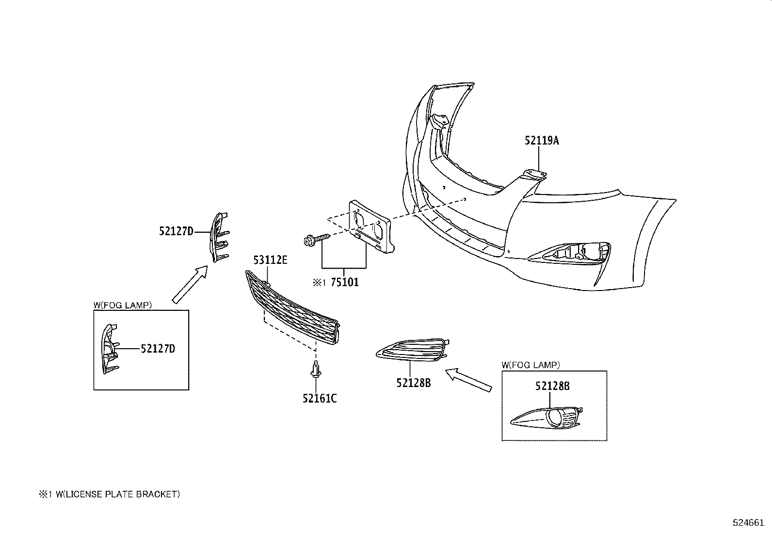 52021-02160 REINFORCEMENT SUB-ASSY, FRONT BUMPER product image