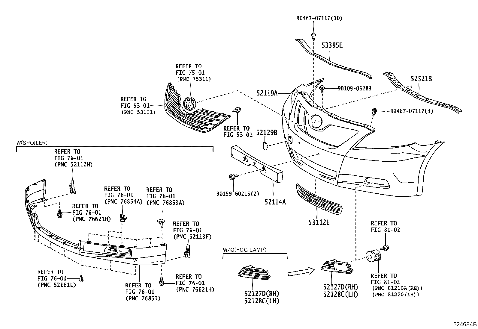 52611-06220 ABSORBER, FRONT BUMPER ENERGY product image