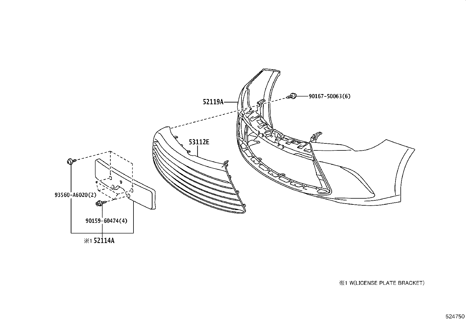 52021-06130 REINFORCEMENT SUB-ASSY, FRONT BUMPER product image