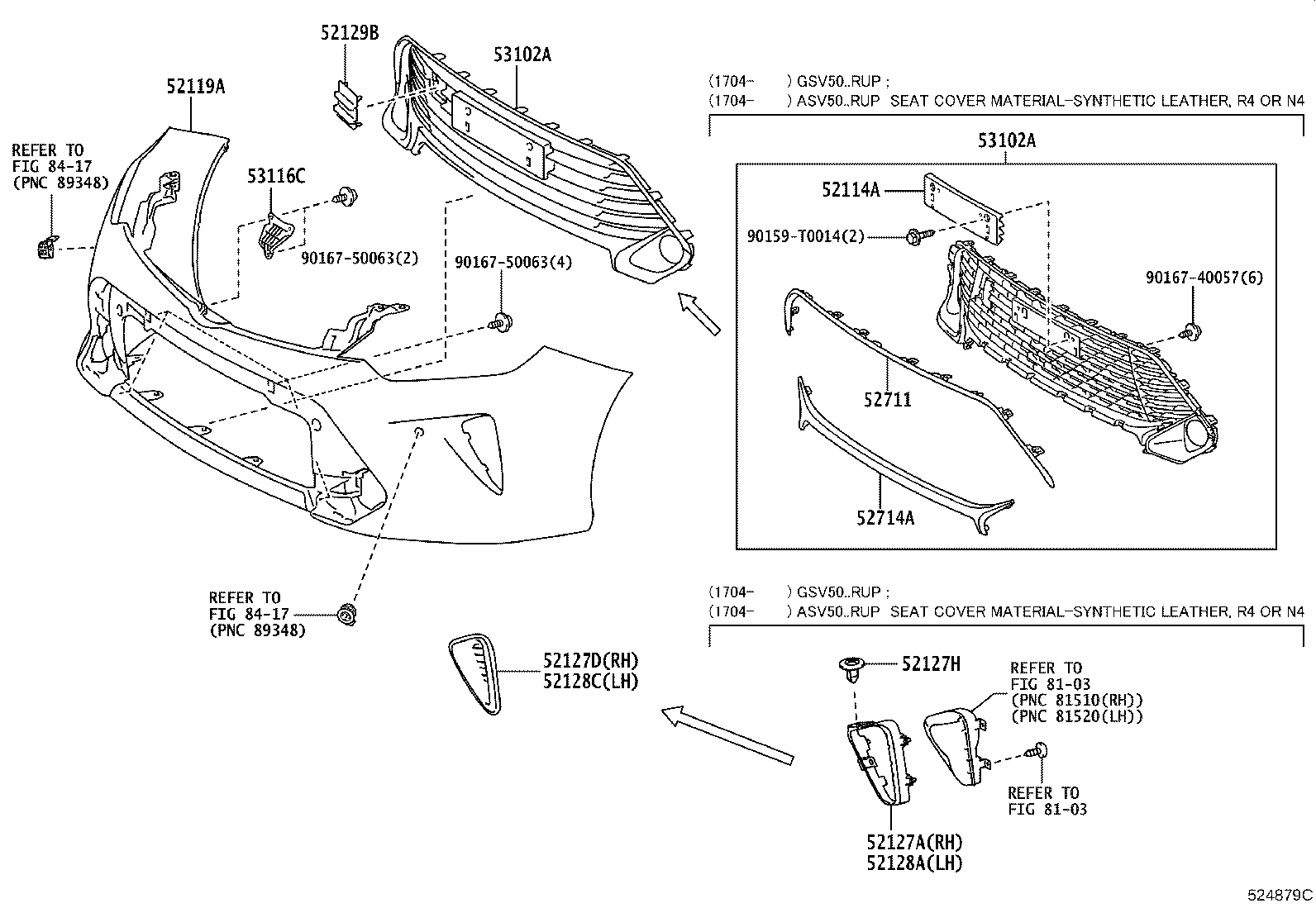 52611-06440 ABSORBER, FRONT BUMPER ENERGY product image