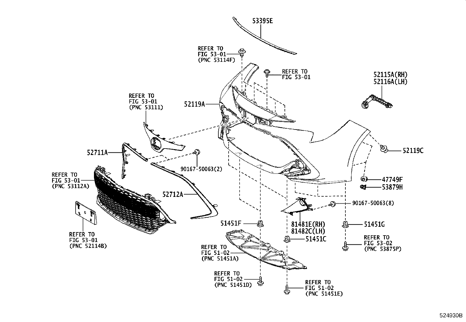 52611-12460 ABSORBER, FRONT BUMPER ENERGY product image
