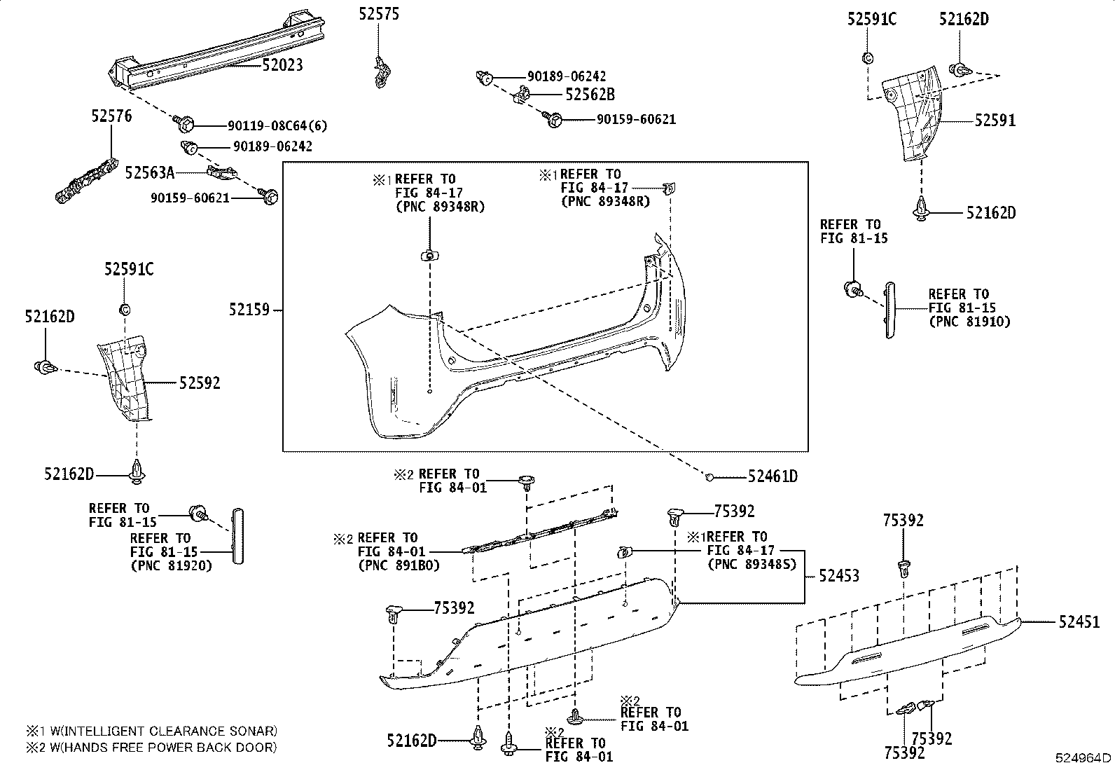 52906-52010 SEAL, REAR BUMPER SIDE, LH product image