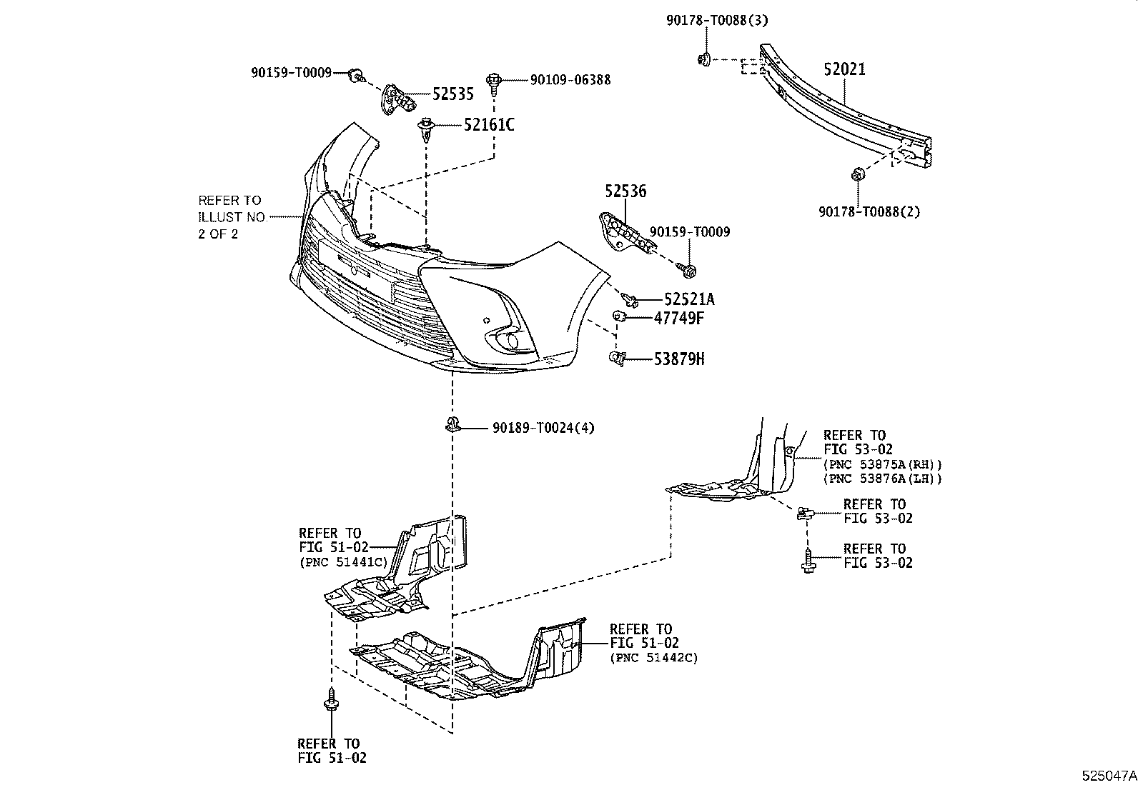 52128-YP330 COVER, FRONT BUMPER HOLE, LH product image